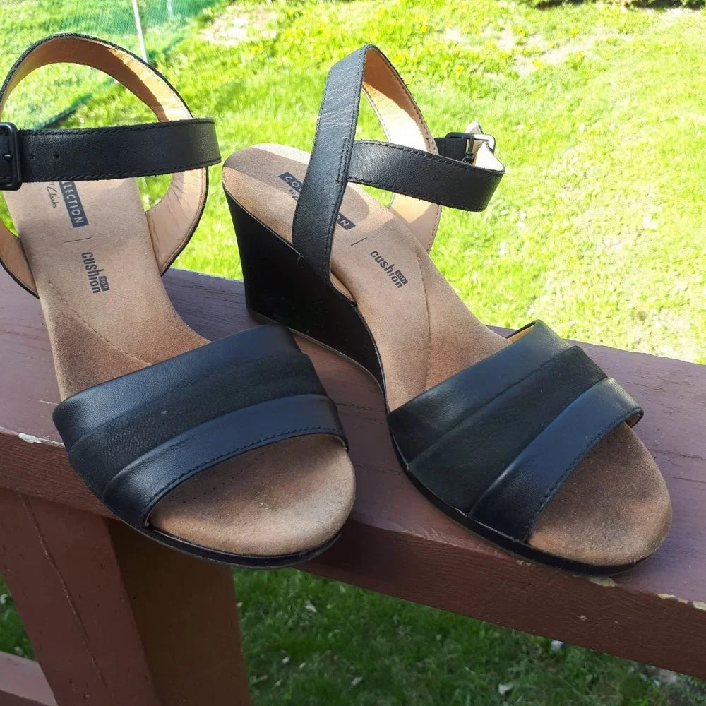 Clarks sandals platform size 6.5 M - Picture 5 of 5